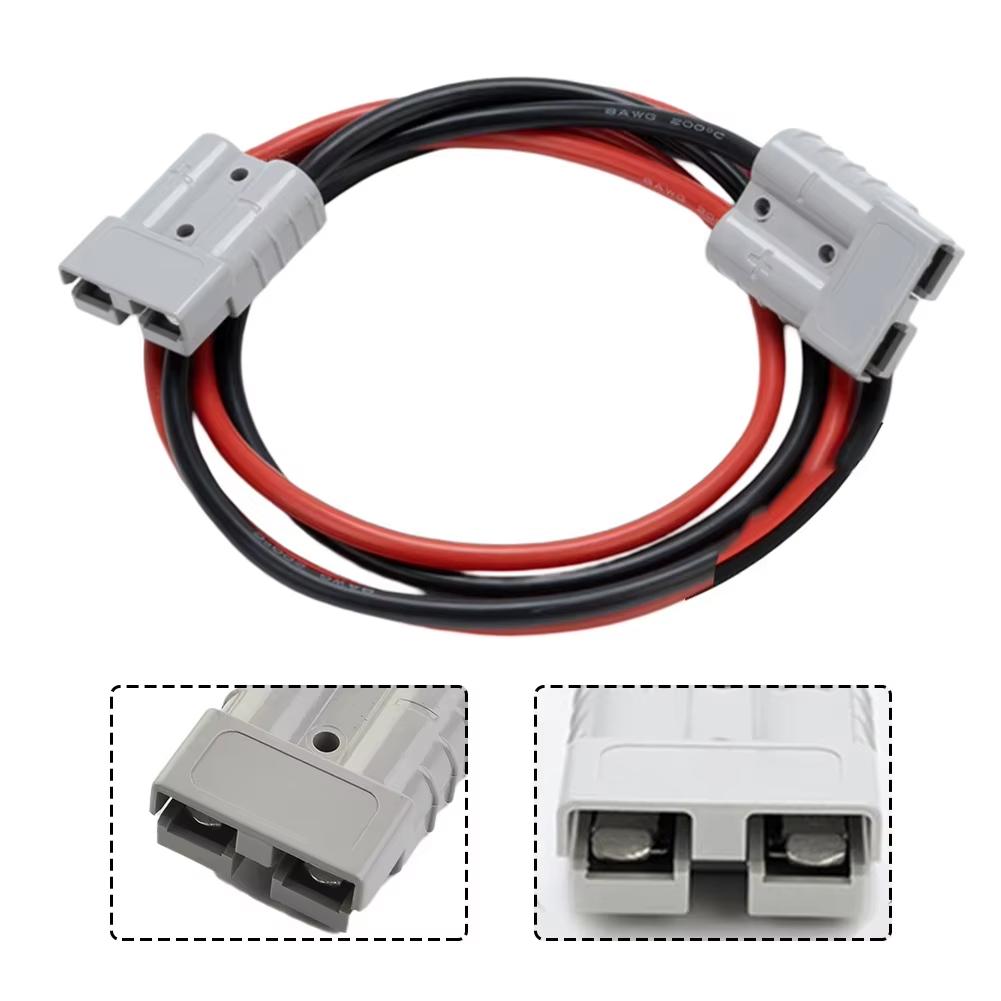 50A Auto Splitter PVC Abnehmbar Wiederverwendbar 50A Universeller Batteriestrom Y Adapter Anschlusskabel Für Gabelstapler Stapler