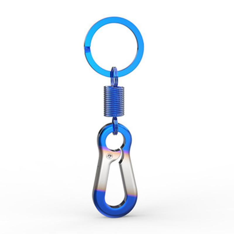 

Универсальный чехол для ключа мотоцикла с ЧПУ, шестигранный обожженный титановый брелок, чехол для головки, модифицированный декоративный брелок, автомобильные аксессуары