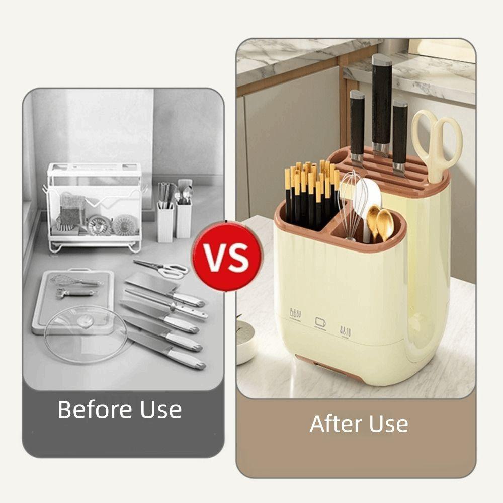 Large Capacity Cutting Board Holder Anti-slip Cutter Holder Utensil Chopstick Holder  Countertop