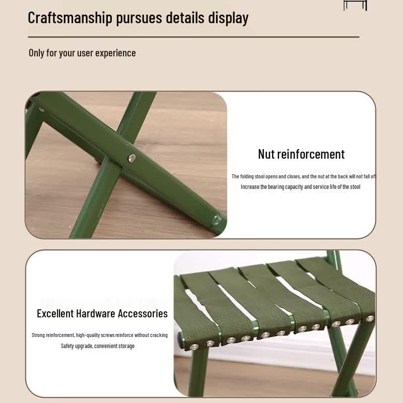 E-DONG Portable Folding Camping Stool