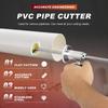 Inside PVC Pipe Cutter 1-1/2 To 8 Inch PVC Pipe Plumbing Inside Cutter Internal Plastic Pipe Cutter Set Adjustable Cutting Depth