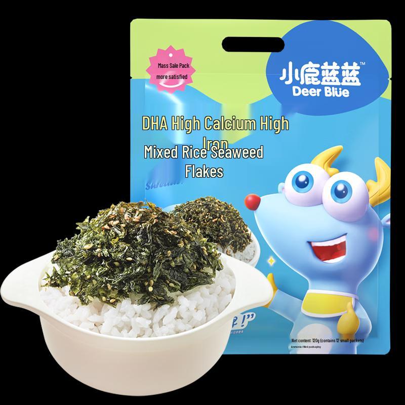 Little Deer Lan Lan DHA Seaweed Rice Mix for Kids