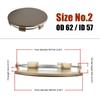 Universal Blank Center Cap 60mm/62mm/65mm/68mm/70mm/83mm No Logo Base Rim Hub Cap Wheel Cover Car Tire Accessories