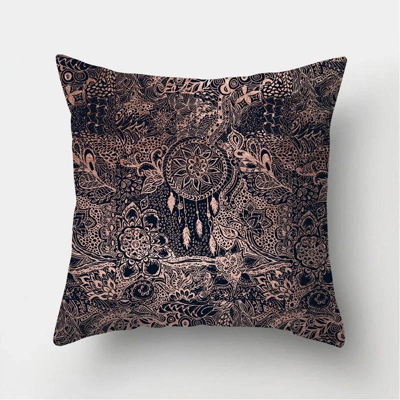 Marble Geometric Pattern Decorative Cushions Pillowcase Polyester Cushion Cover Throw Pillow Sofa Decoration Pillowcover