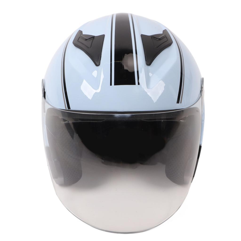 Half Motorcycle Helmet Compact Lightweight ABS Open Face Motorbike Helmet for Electric Vehicle