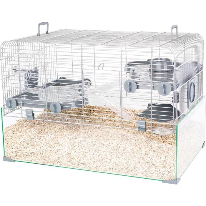Cage Grillagée Rongeur Souris Et Hamster Panas Colour 80 Grise - Zolux Gris
