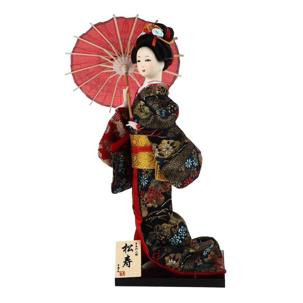BESTOYARD Dancing Maiko Japanese Japanese Gift for Desktop Geisha 31cm Birthday Japanese Office Decorative Ornament Doll, Souvenir, Foreigners,