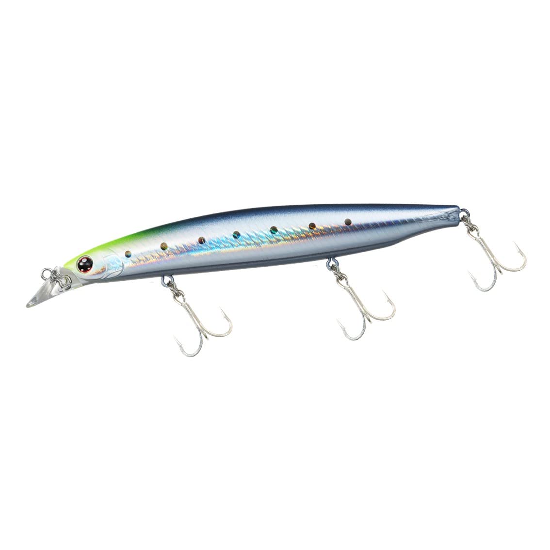

Daiwa Shoreline Shiner Z Vertis R 125F Seabass Minnow with Adel Chart Head 125mm Sardine,