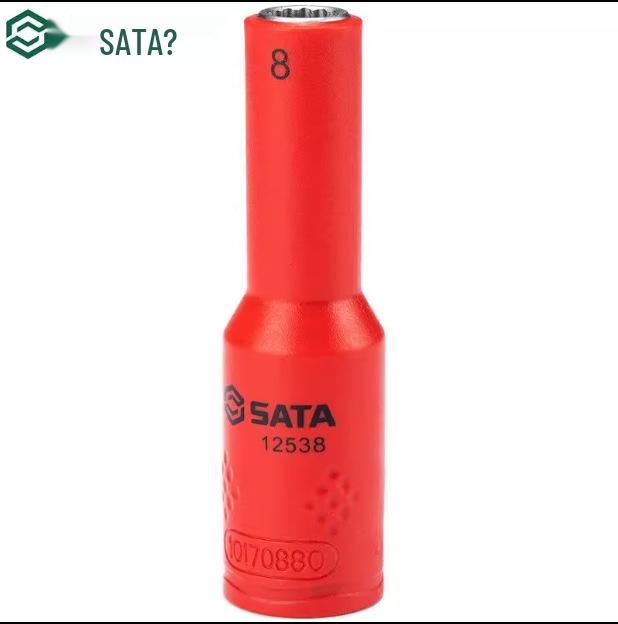 SATA Tools VDE Insulated 10MM 12-Point Long Socket Wrench 12538
