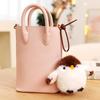 Charming Sparrow Bird Plush Pendant Keychain for Girls' Bags Ornaments