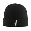Palestine Map Keffiyeh and Poppy Knitted Hat Retro Caps Men Women Outdoor Sport Beanie Hats Winter Thermal Elastic Bonnet Hats