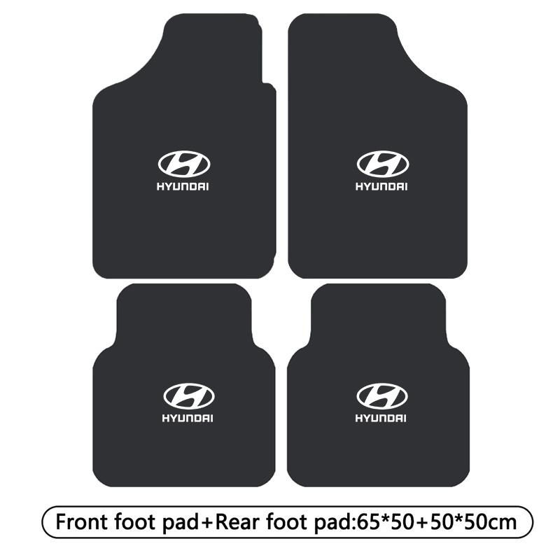 For Hyundai Tucson Accent Elantra Santa fe Sonata I10 I20 I40 2/4pcs Car Floor Mats Universal Auto Foot Pad  Automobile Interior