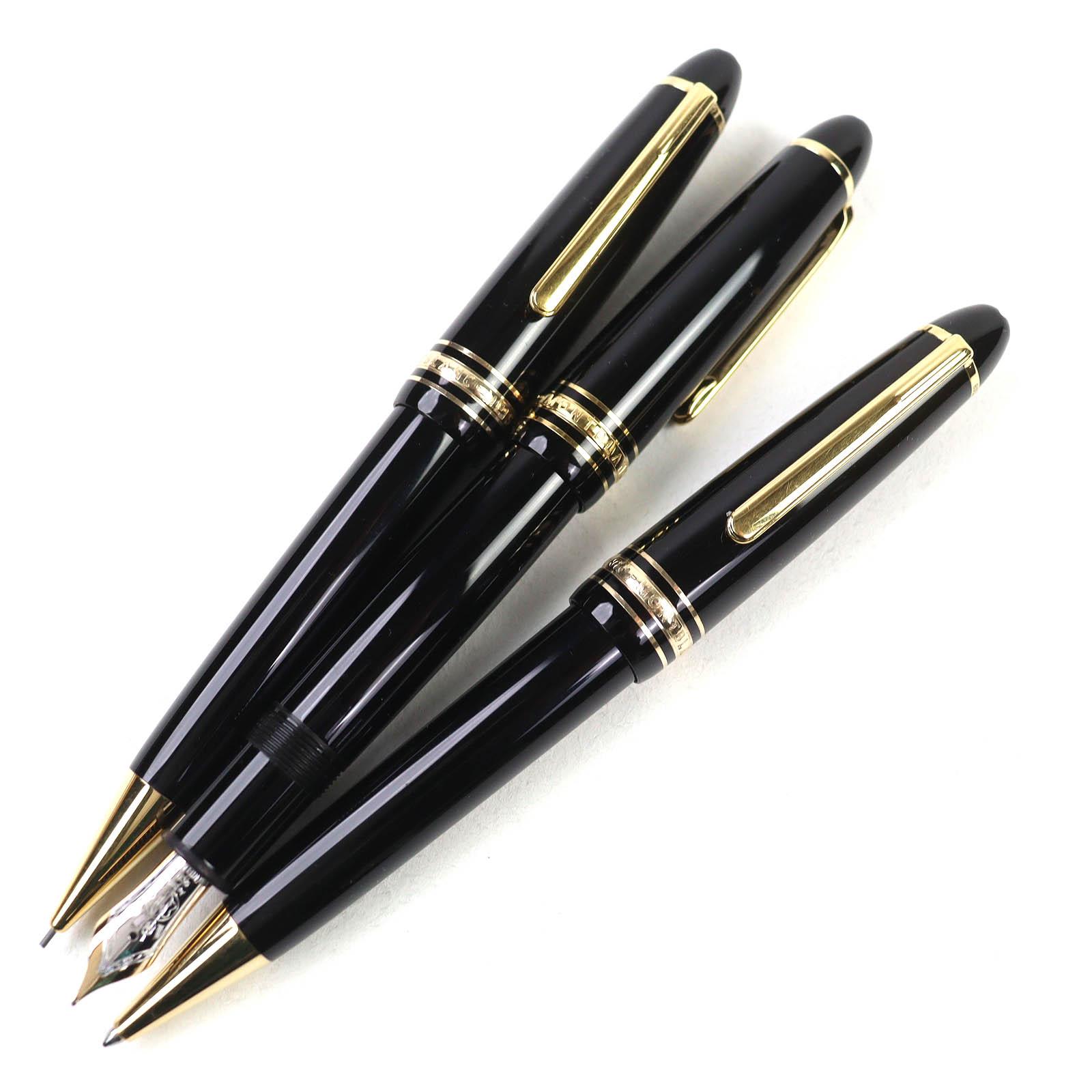 

Great MONTBLANC Le Grand PIX Ballpoint Pen, Fountain Pen, and Mechanical Pencil Used