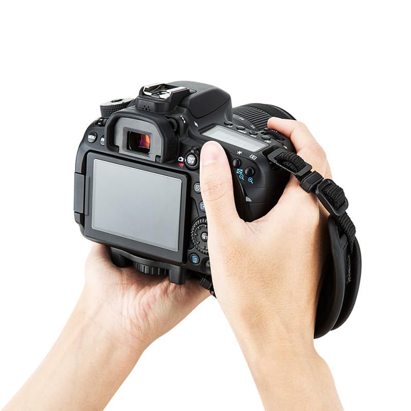JJC Camera Strap Hand Strap for Hand Adjustable Black DSLR/Mirrorless Cameras, Grip, Belt, JJC-HS-A