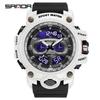 Sanda Men's Trendy Multifunctional Waterproof Sport Wristwatch.