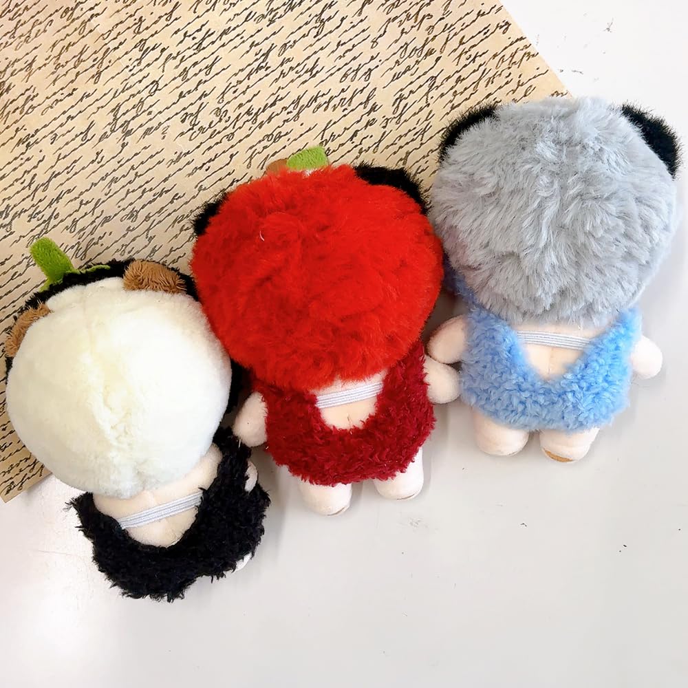 Fluffy Fruit Kigurumi in Plush Kigurumi Otaku Doll Kpopdoll Costume (10cm) Black, Clothes, Accessories, Activities, Mascot, [Used]