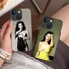 Monica Bellucci Mobile Phone Case for iPhone 16 15 14 13 12 11 X XR XS 8 7 Pro Max Plus Mini Colour Printing Silicone Smartphone