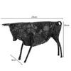 Picasso's Famous Sculpture of The Iron Cow, Abstract Art Cast Iron Black Cow Statue, Home Decoration, Gifts, Art Ornaments