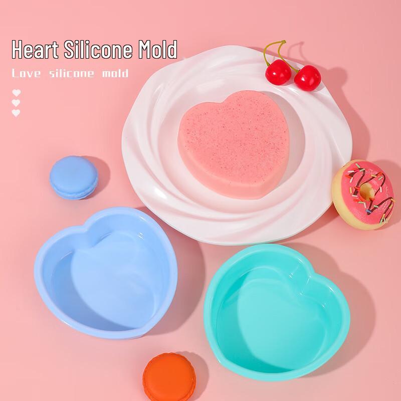 Cartoon Heart Silicone Baking Mold