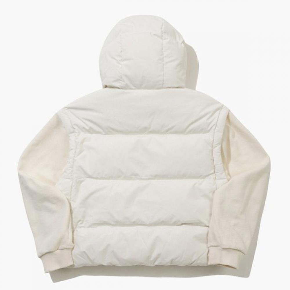 Munsingwear Women Detachable Puffer Down Vest Ivory Mq422pjpo2