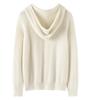 Women's 12-Gauge Pure Cashmere Hooded Cardigan Coat