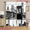1pc 2D Flat Photography Backdrop Popular Party Backdrop Cityscape Night Bridge 100% Polyester Festive Wall Decor for Holiday