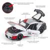 DYMNQM1 1/32 TOYOTA SUPRA GT4 Diecast Alloy Car Model Racing Car Metal Simulation Vehicles With Loght And Sound For Boy Children Gifts