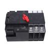 Dual Power Automatic Transfer Switch Uninterrupted ATS 3P 100A Din Rail Mount Toggle Controller PV Mains Supply