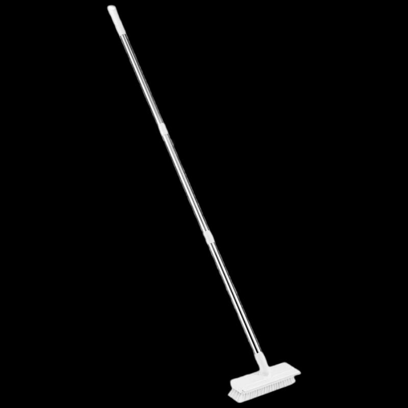 Grey Nizi Two-in-One Long Handle Hard Bristle Cleaning Brush