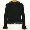 LEs LALIQUE Unused Tag Cardigan Black Size 9R(USED)
