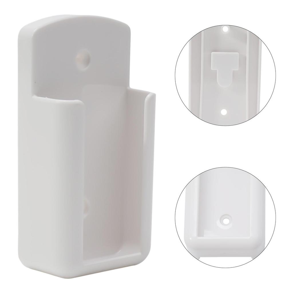 Storage Shelf Wall Mounted Holder Home Wall Mounted White 1pcs ABS