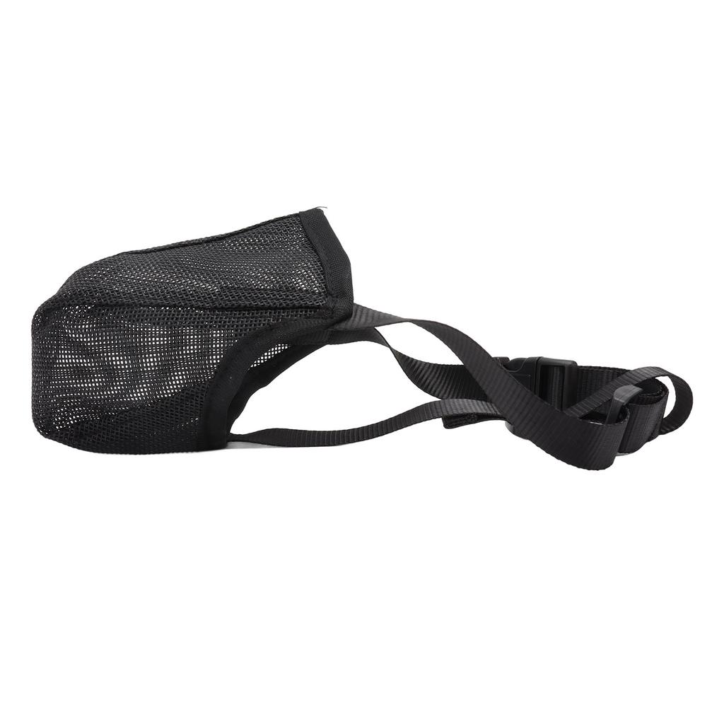 Dog Muzzle Soft Mesh Poisoned Bait Protection Pet Mouth Cover with Adjustable Straps for Small Medium Large Dogs