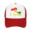Unisex KURDISTAN Map Ez Kurdim Trucker Cap Popular Mesh Baseball Caps Snapback Caps  Hat Sun Hat Adjustable Racing Cap Summer