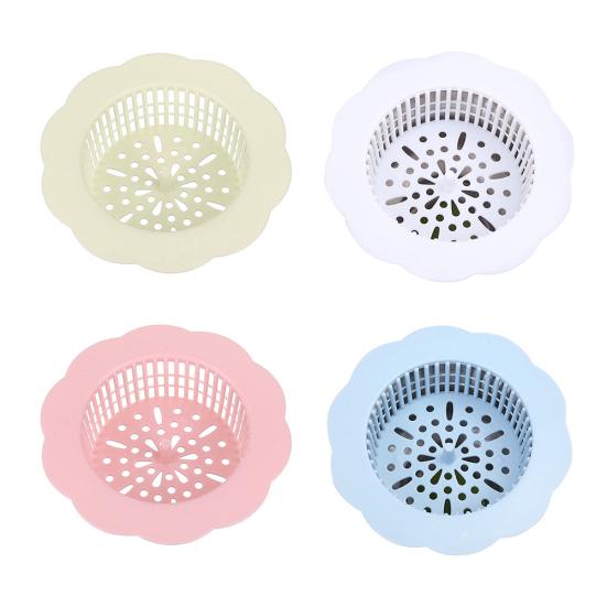 Flower Shape Sewer Drain Filter Cover Kitchen Basin Sink Strainer Waste Stopper
