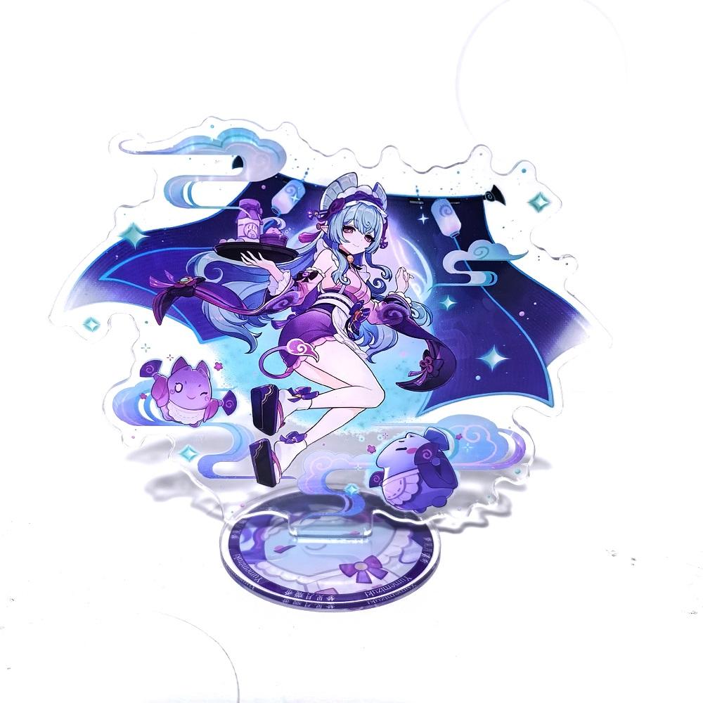 Anime Aktivität Genshin Impact Standmodell Acryl Actionfigur Xilonen Kinich Mualani Kreatives Spielzeug Geschenk toll für den täglichen Gebrauch