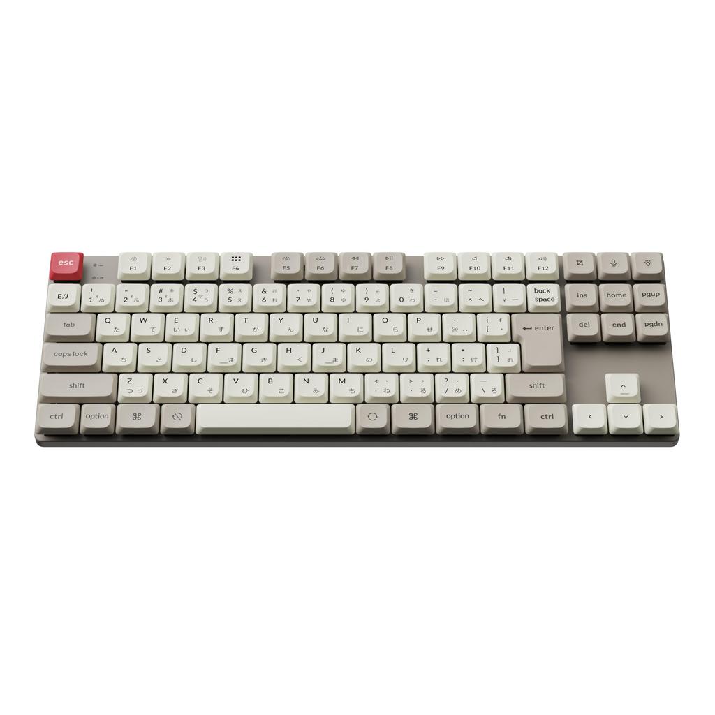 K1 Max Retro Color QMK Wireless Custom Mechanical Bluetooth Wireless and Wired LED Profile Gateron Windows Compatible Profile Gateron Mechanical