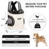 !pet Cat Dog Chest Backpack,puppy Kitten Travefront Carrying Tote Bag,breathable Portable Pet Backpack