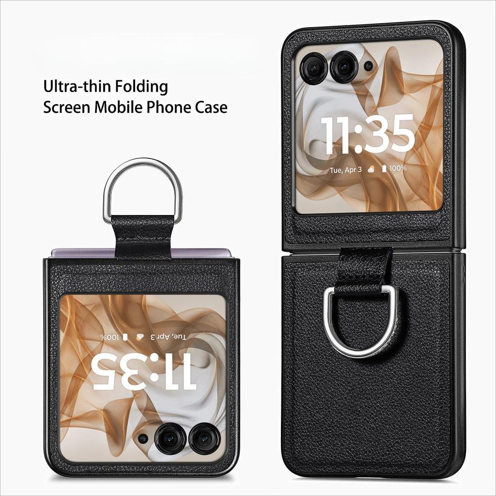 Coque de téléphone portable en cuir antidérapante pour Motorola Moto Razr 70 Ultra 5G 2026 Razr 60 50 2026 2026 Razr70 Razr60 Razr50 Housse Coque