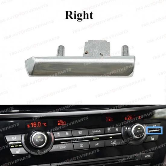 Chrome Air Volume A/C Button Trim CD Panel Plating Strip for BMW X5 F15 2014 -18