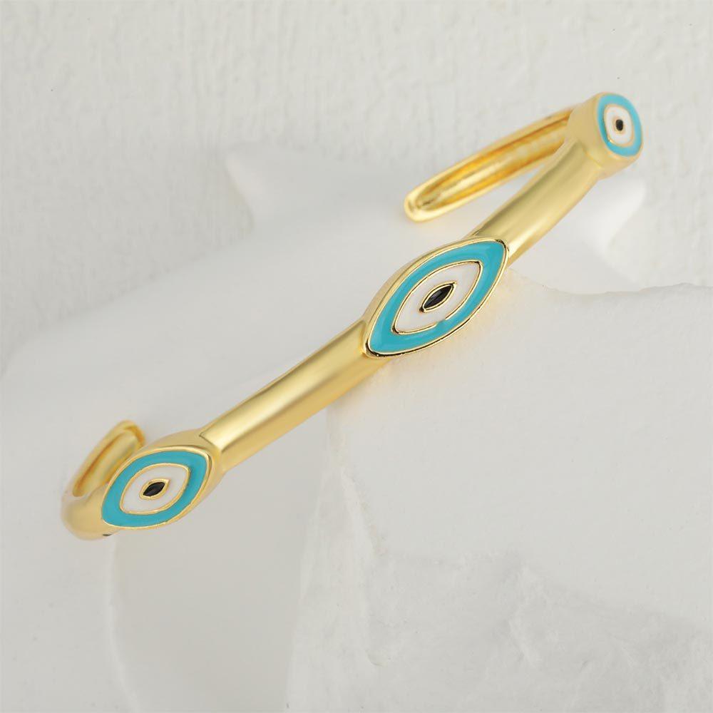 European and American Fashion New Product Dripping Oil Opening Bracelet Niche Hand Jewelry for Women