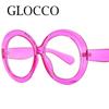 Blue Light Reading Eyewear Women's Presbyopic Stylish Black Screen Round Blocking Ladies Presbyopic Vintage Oversize Jet Computer Hyperopia Eyewear