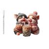Süßes Rosa Schwein Auto Spiegel Hängendes Zubehör Lustiger Acryl Schweinchen Anhänger Für Rückspiegel Kawaii Tier Schlüsselanhänger & Tasche Cha E1R6