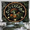 Tree Of Life Tapestry Wall Hanging Moon Phase Snake Tapestries Trippy Bohemia Hippie Mushroom Moth Floral For Living Room Bedroo