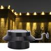 Outside Solar Landscape Fence Yard 3LED Lamp Waterproof Garden Lawn Night Light