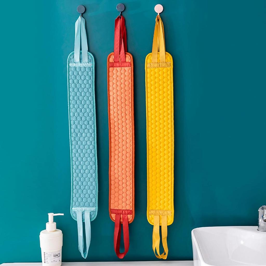 Masážny chrbát s rúčkami Obojstranný exfoliačný masážny chrbát Masážna utierka na chrbát Exfoliačná umývacia handrička Domáca kúpeľová pomôcka