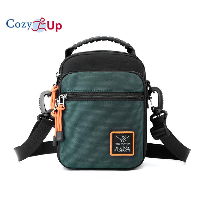 Cozy Up pánská outdoorová crossbody taška, sportovní a volnočasová taška přes rameno, multifunkční taška přes pas