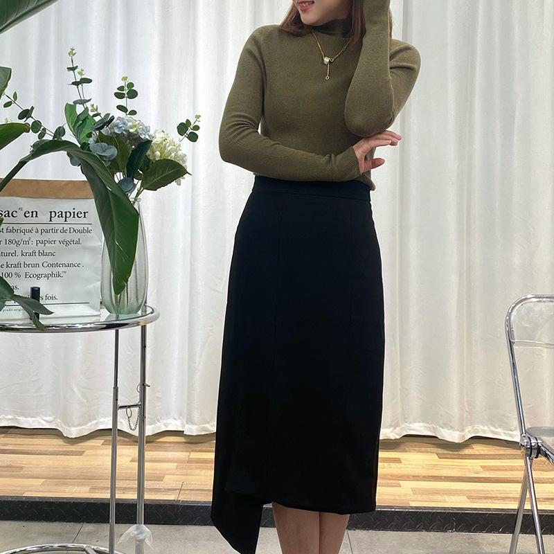 Limited Stock: Women's 100% Pure Wool Seamless Turtleneck Sweater, 48-Count