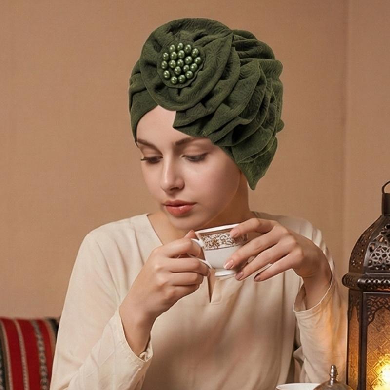 Women Headwrap Headwear Hat Hair Scarf Perfect for Festivals and Celebrations Breathable Head Cover Headscarf