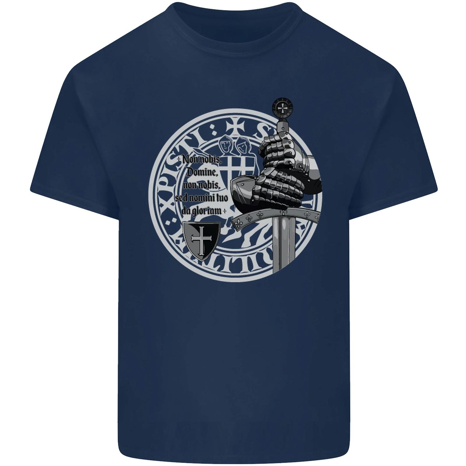 

Nonobis St George Crusader Order Templar Order Seal Tshirt New Style Shortsleeved Tshirt Casual Mens Shirt 4XL