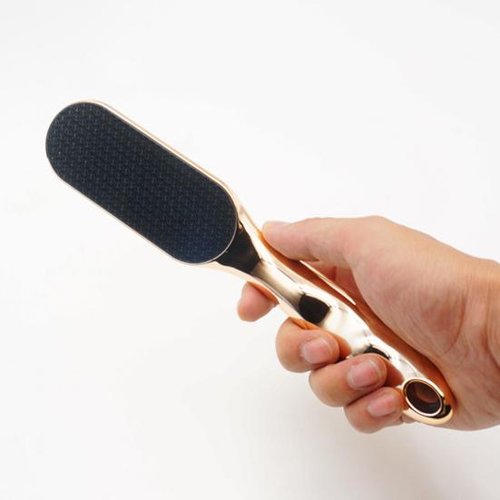Nanosklo Pilník na nohy Odstraňovač odumřelé a ztvrdlé kůže Ergonomický úchop Jemný kartáč na nohy Profesionální pedikúrní nástroj